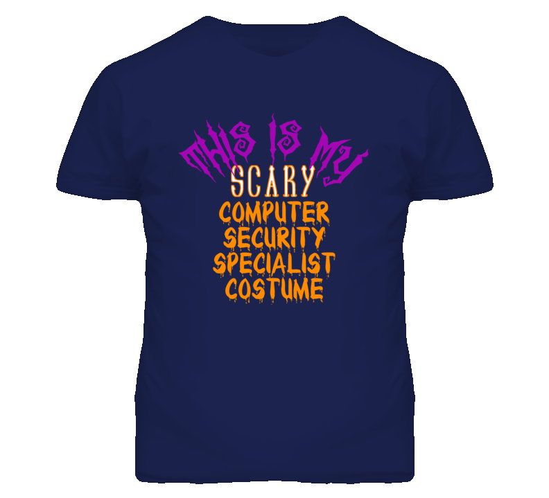This Is My Scary Computer Security Specialist Costume Funny Halloween 