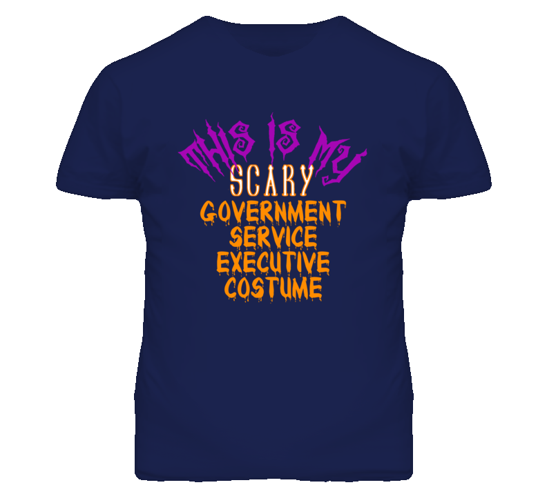 This Is My Scary Government Service Executive Costume Funny Halloween 