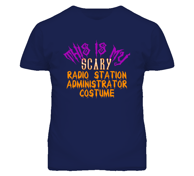 This Is My Scary Radio Station Administrator Costume Funny Halloween T