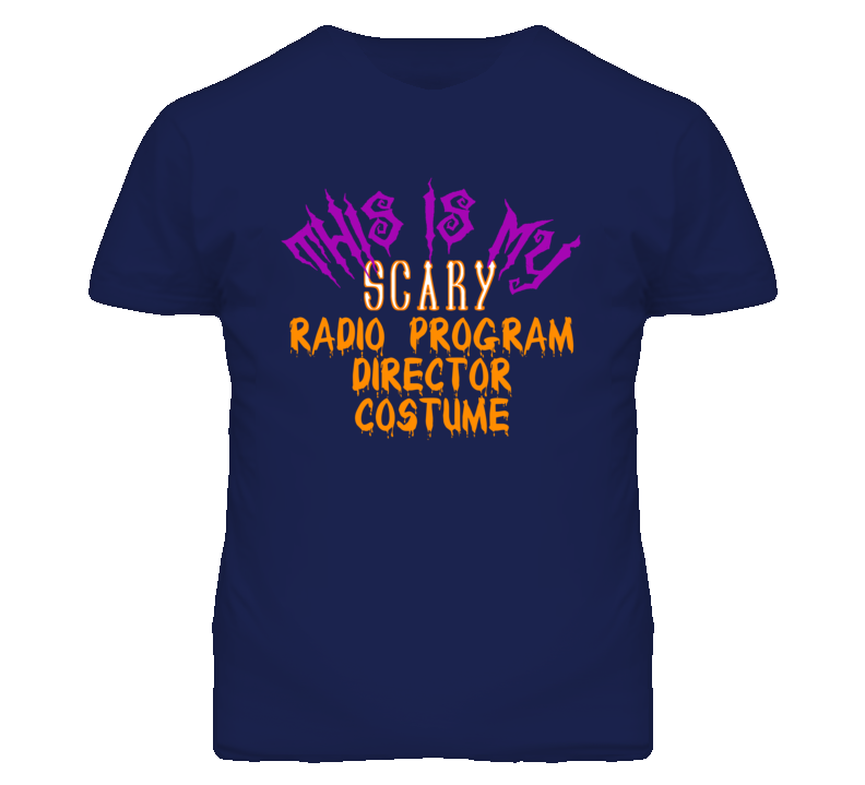 This Is My Scary Radio Program Director Costume Funny Halloween T Shir