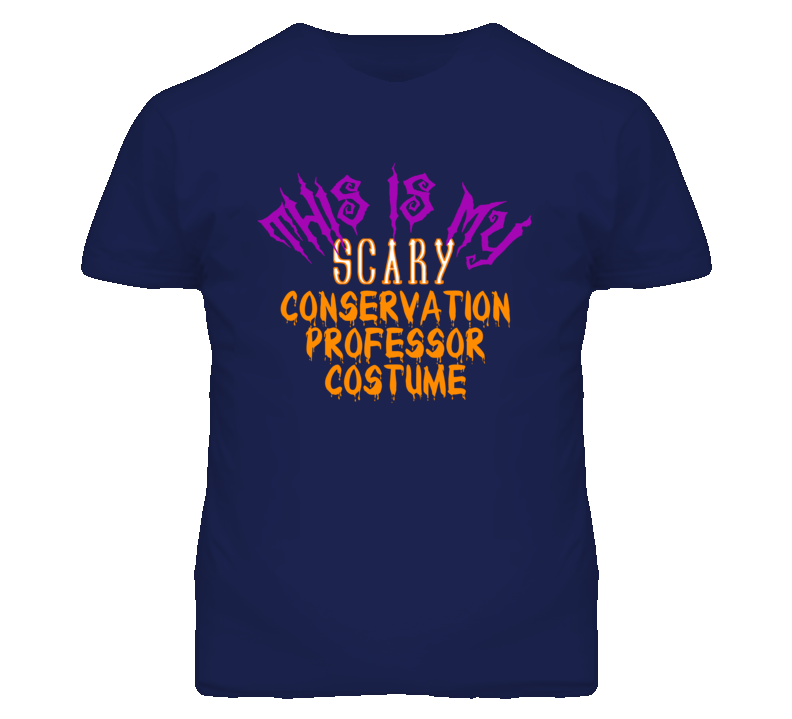 This Is My Scary Conservation Professor Costume Funny Halloween T Shir