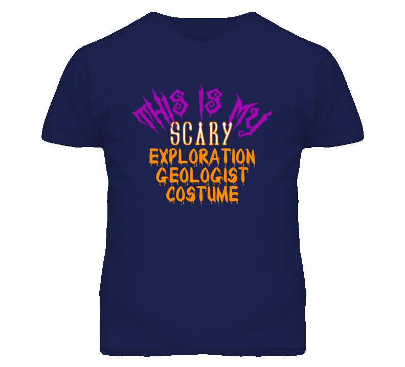 This Is My Scary Exploration Geologist Costume Funny Halloween T Shirt