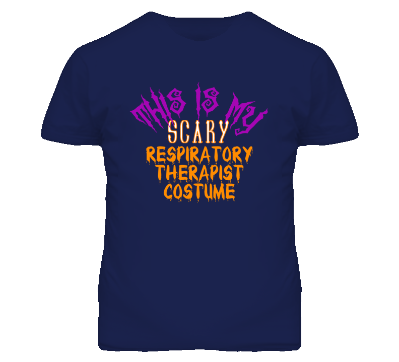 This Is My Scary Respiratory Therapist Costume Funny Halloween T Shirt