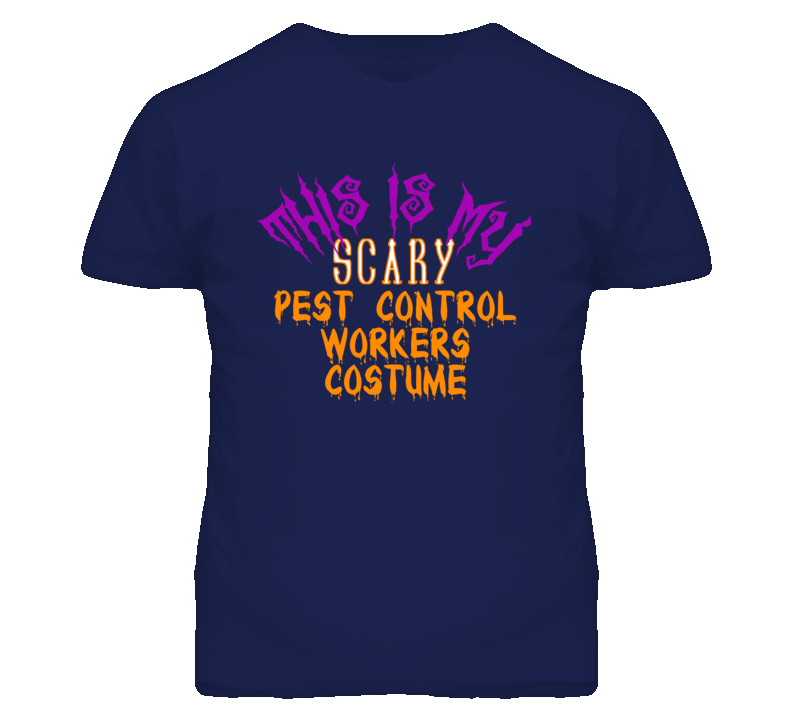 This Is My Scary Pest Control Workers Costume Funny Halloween T Shirt