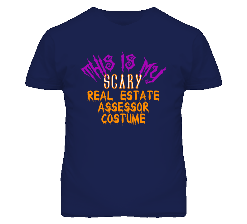 This Is My Scary Real Estate Assessor Costume Funny Halloween T Shirt
