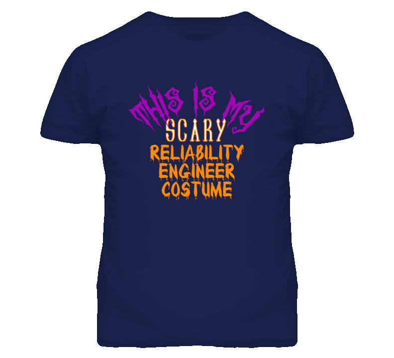 This Is My Scary Reliability Engineer Costume Funny Halloween T Shirt