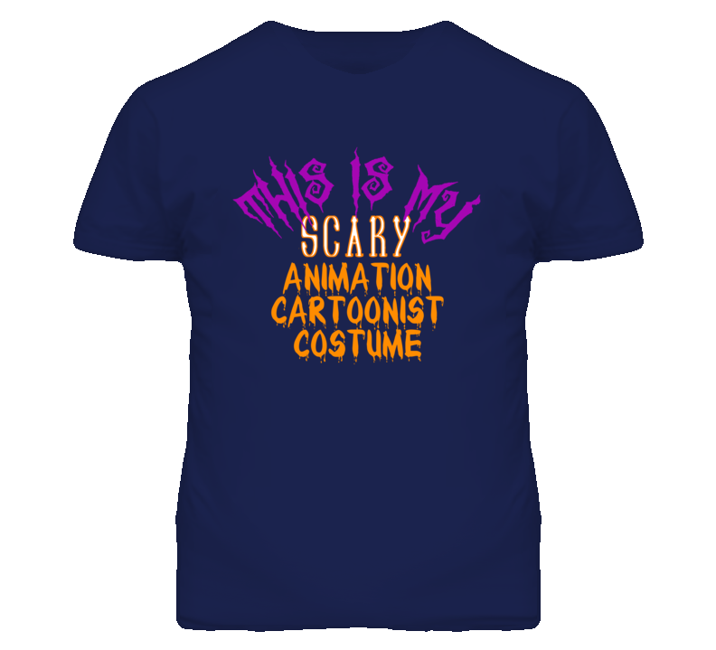This Is My Scary Animation Cartoonist Costume Funny Halloween T Shirt