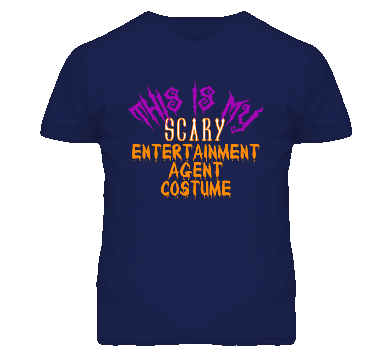 This Is My Scary Entertainment Agent Costume Funny Halloween T Shirt