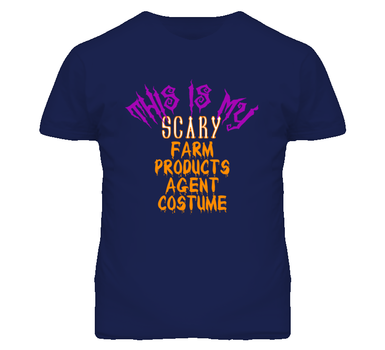 This Is My Scary Farm Products Agent Costume Funny Halloween T Shirt