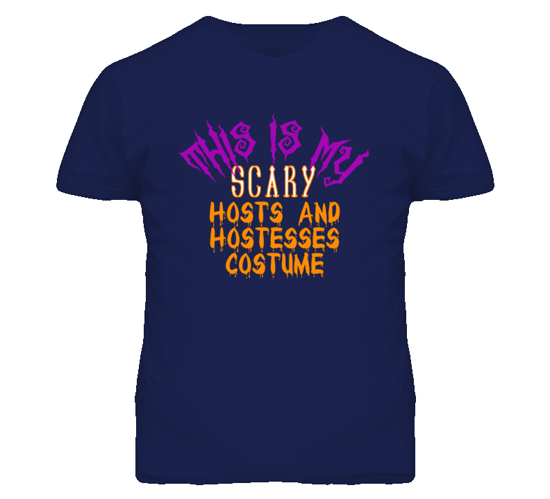 This Is My Scary Hosts and Hostesses Costume Funny Halloween T Shirt