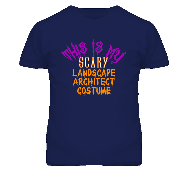 This Is My Scary Landscape Architect Costume Funny Halloween T Shirt