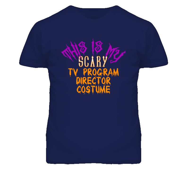 This Is My Scary TV Program Director Costume Funny Halloween T Shirt