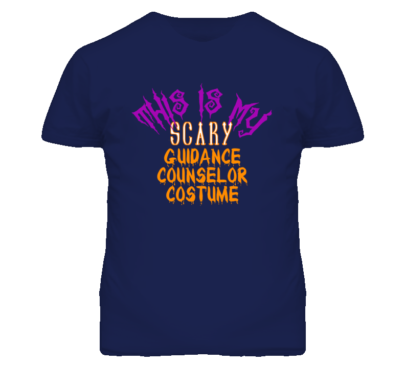 This Is My Scary Guidance Counselor Costume Funny Halloween T Shirt