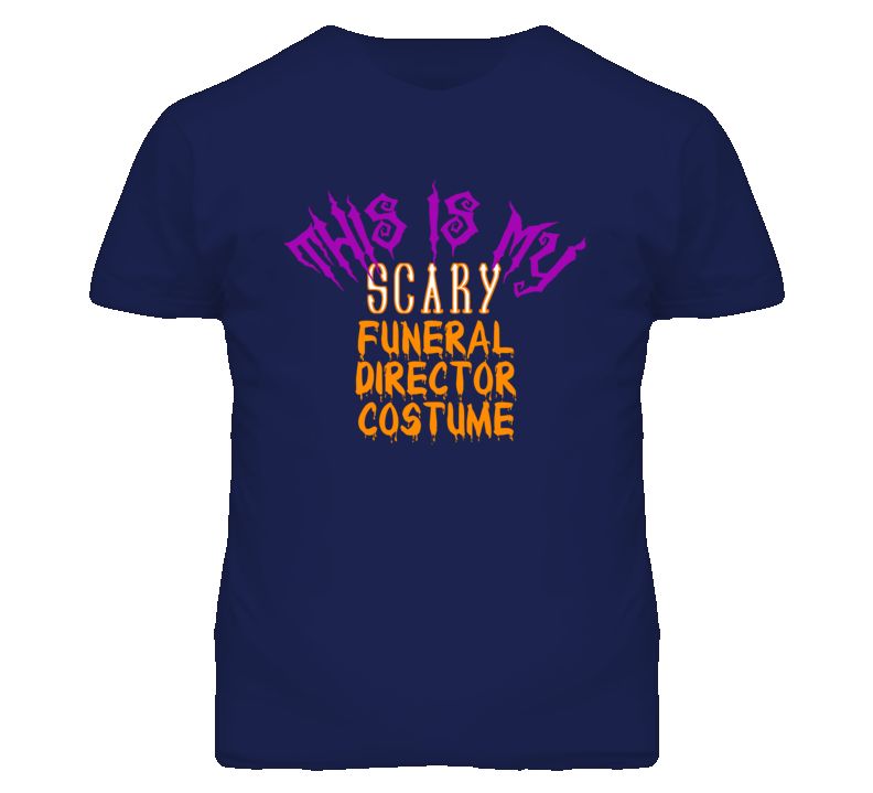 This Is My Scary Funeral Director Costume Funny Halloween T Shirt