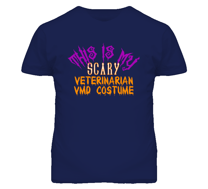 This Is My Scary Veterinarian VMD Costume Funny Halloween T Shirt