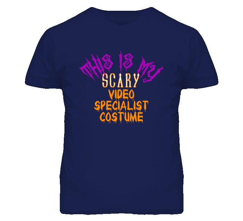 This Is My Scary Video Specialist Costume Funny Halloween T Shirt