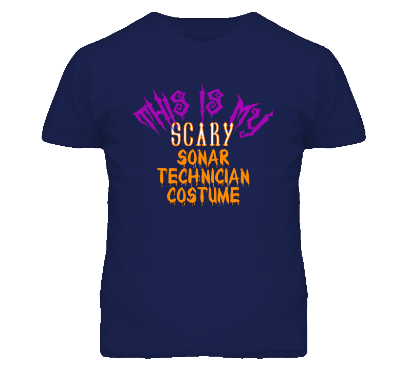 This Is My Scary Sonar Technician Costume Funny Halloween T Shirt
