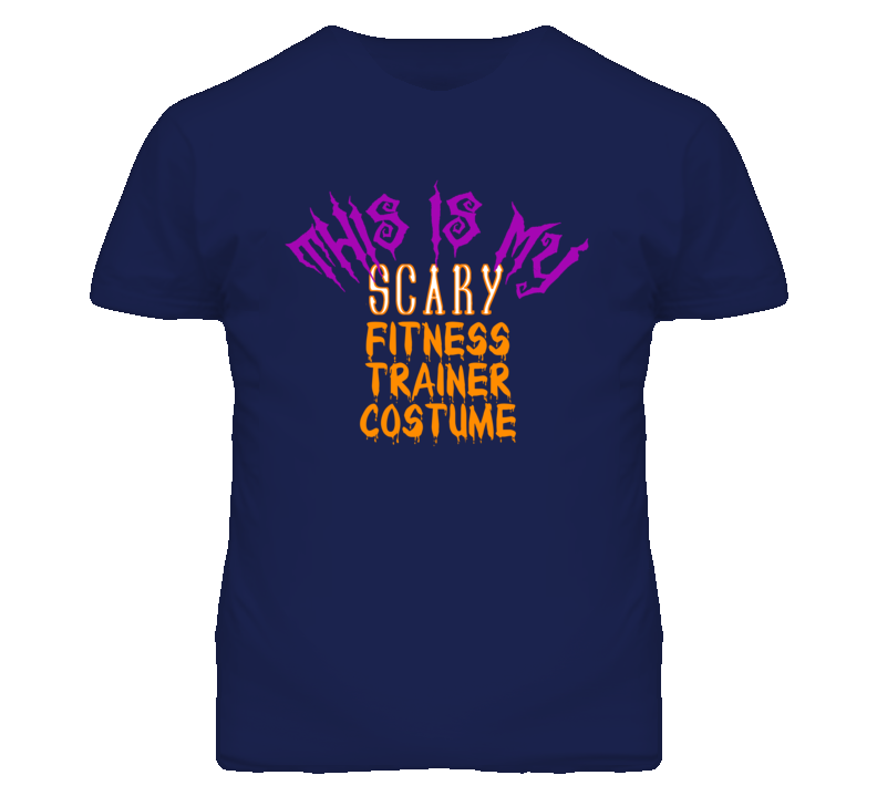 This Is My Scary Fitness Trainer Costume Funny Halloween T Shirt