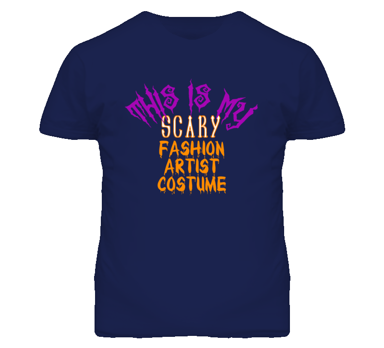 This Is My Scary Fashion Artist Costume Funny Halloween T Shirt