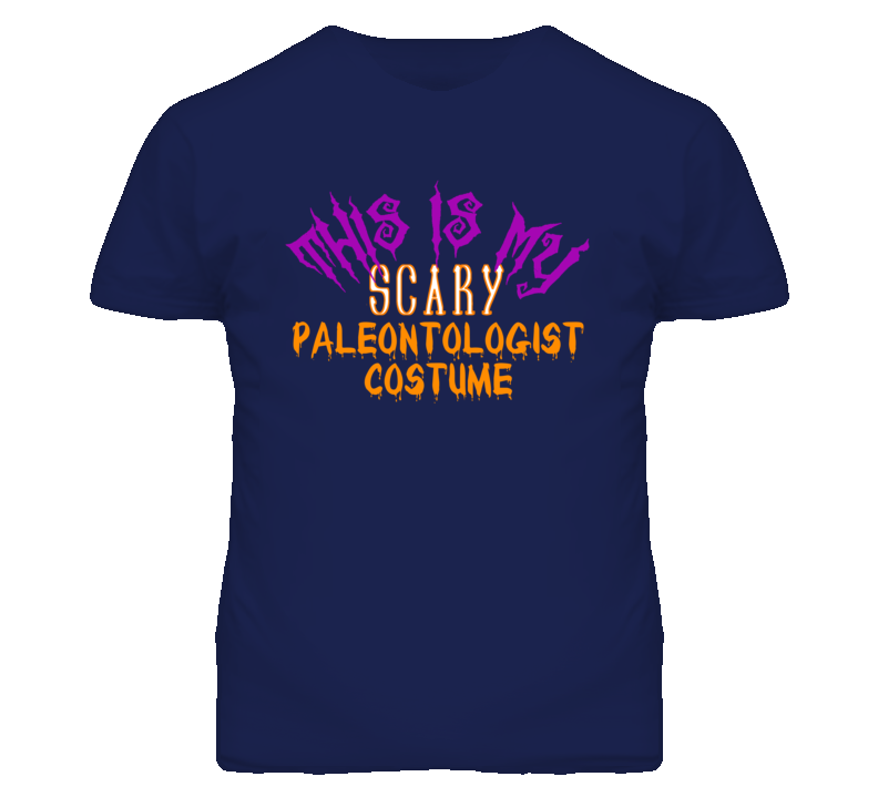 This Is My Scary Paleontologist Costume Funny Halloween T Shirt