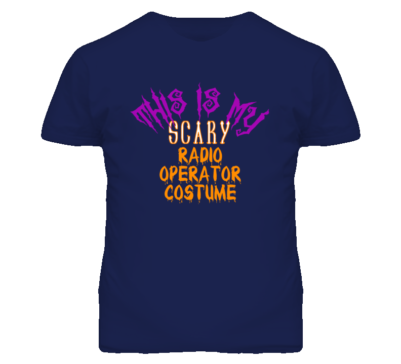 This Is My Scary Radio Operator Costume Funny Halloween T Shirt