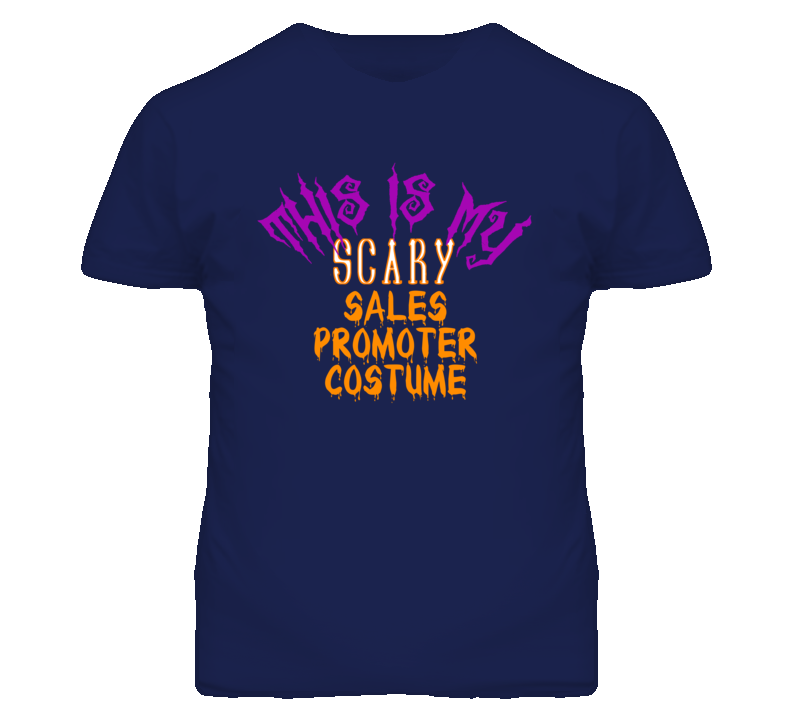 This Is My Scary Sales Promoter Costume Funny Halloween T Shirt