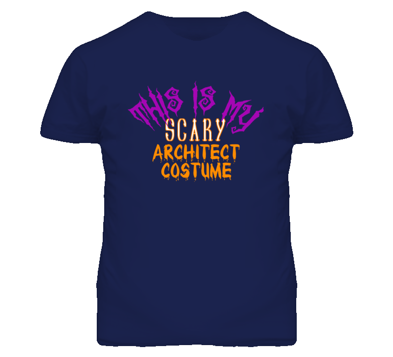 This Is My Scary Architect Costume Funny Halloween T Shirt