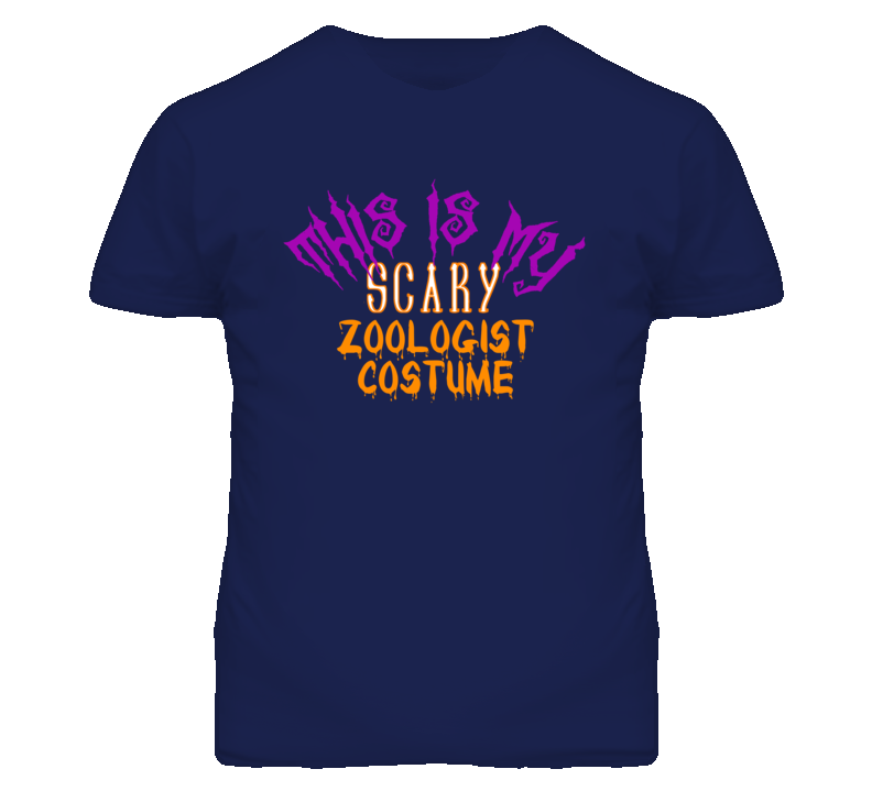 This Is My Scary Zoologist Costume Funny Halloween T Shirt