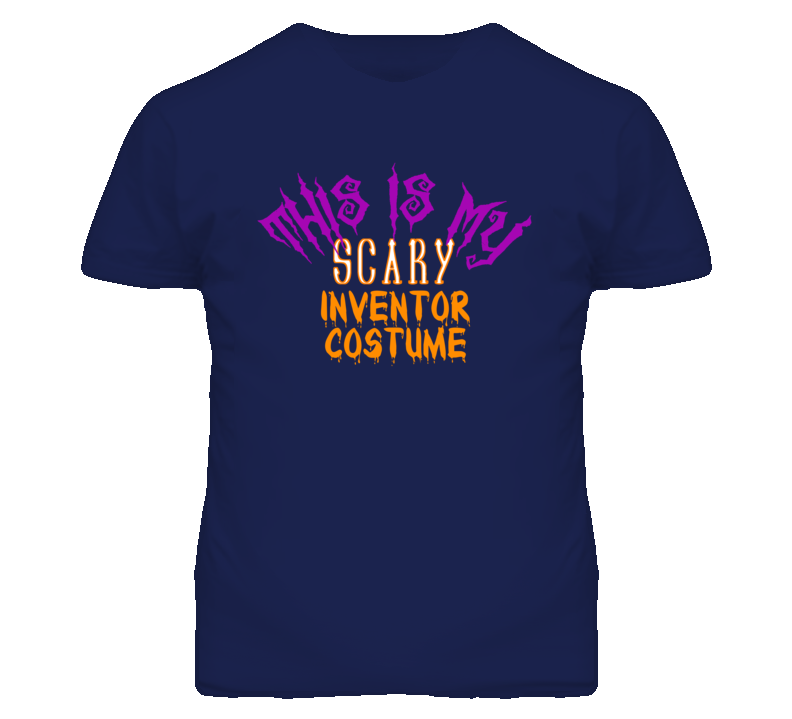 This Is My Scary Inventor Costume Funny Halloween T Shirt