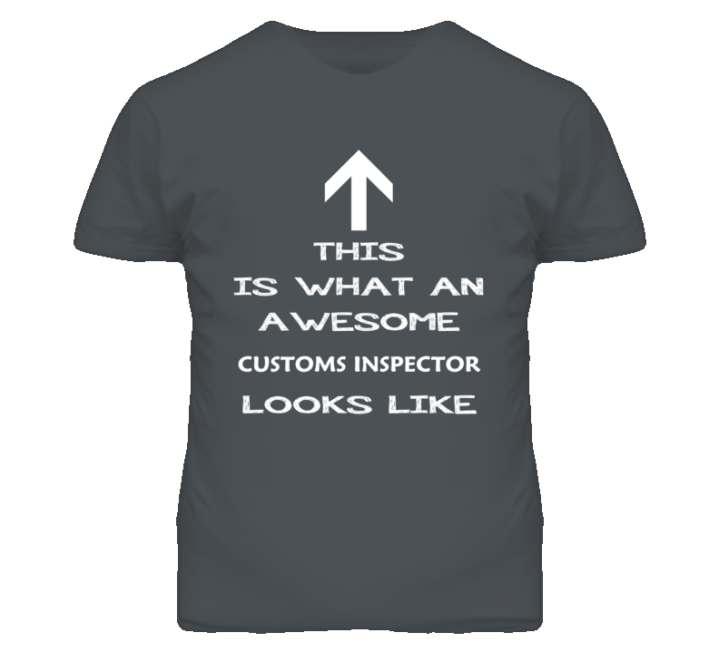 Customs Inspector Looks Like Arrow Simple T Shirt