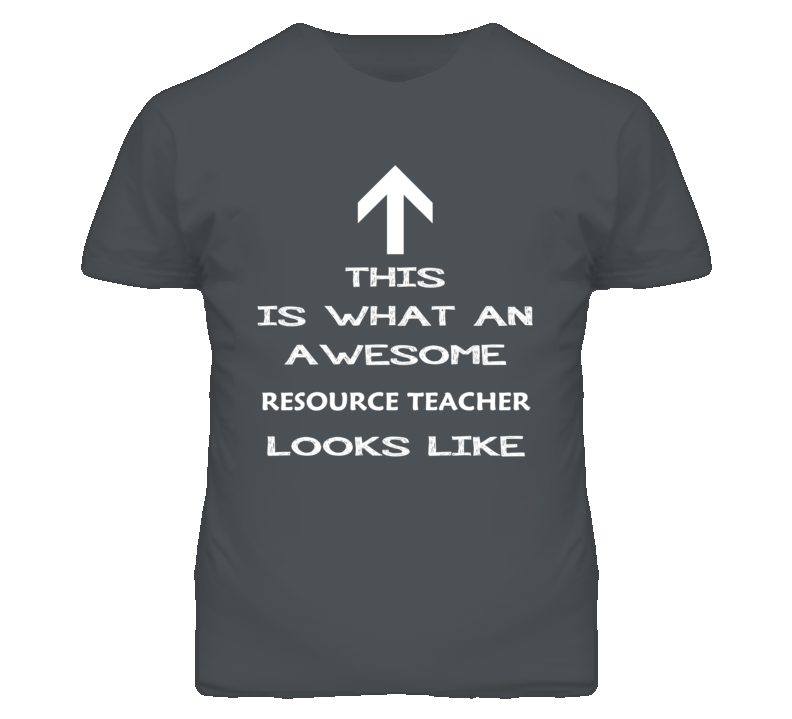 Resource Teacher Looks Like Arrow Simple T Shirt