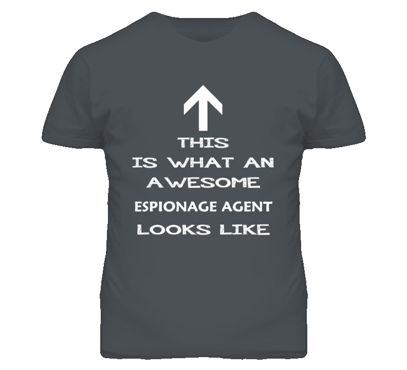 Espionage Agent Looks Like Arrow Simple T Shirt