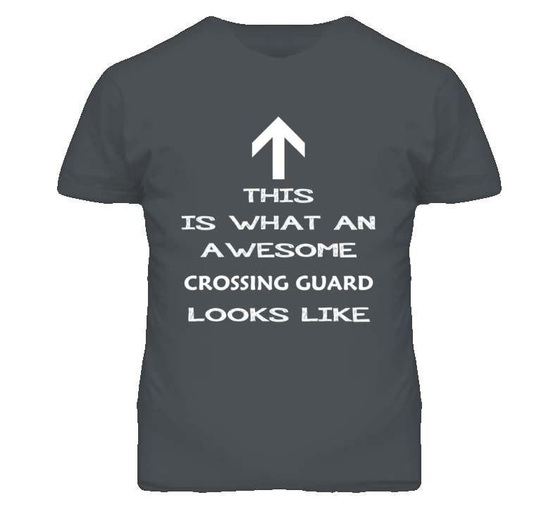 Crossing Guard Looks Like Arrow Simple T Shirt