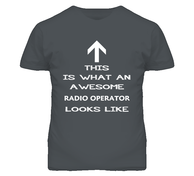 Radio Operator Looks Like Arrow Simple T Shirt