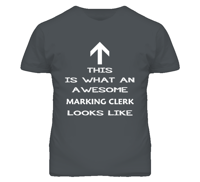 Marking Clerk Looks Like Arrow Simple T Shirt