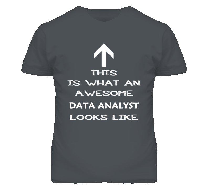 Data Analyst Looks Like Arrow Simple T Shirt