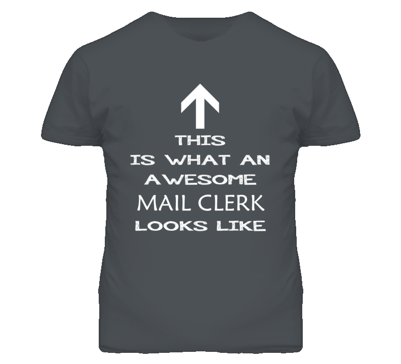 Mail Clerk Looks Like Arrow Simple T Shirt