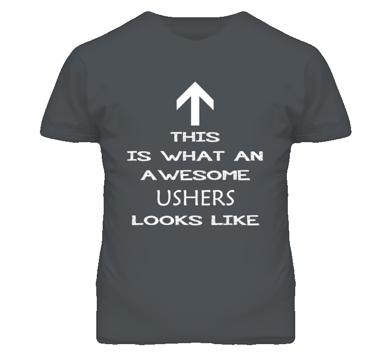 Ushers Looks Like Arrow Simple T Shirt Ushers Looks Like Arrow Simple T Shirt