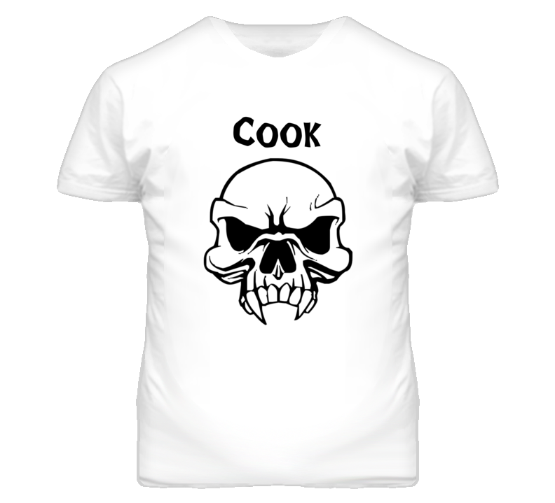 Cook Skull Design Mens T Shirt Cook Skull Design Mens T Shirt