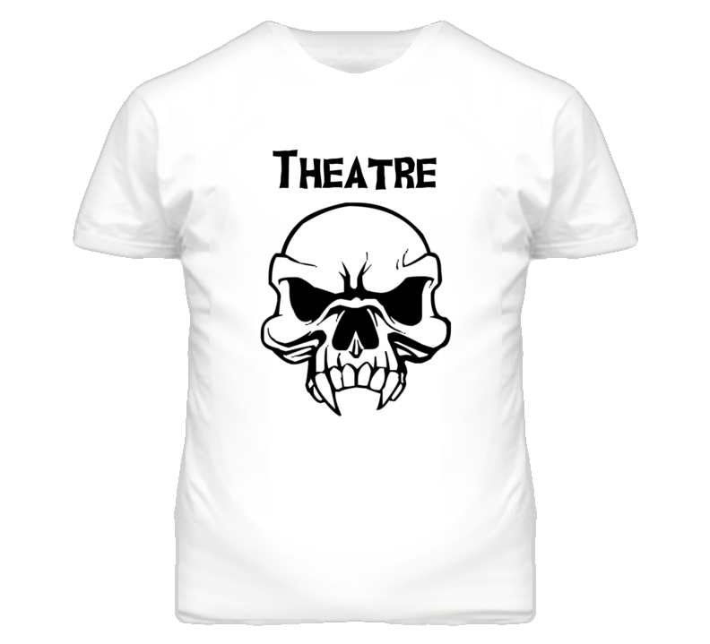 Theatre Skull Design Mens T Shirt