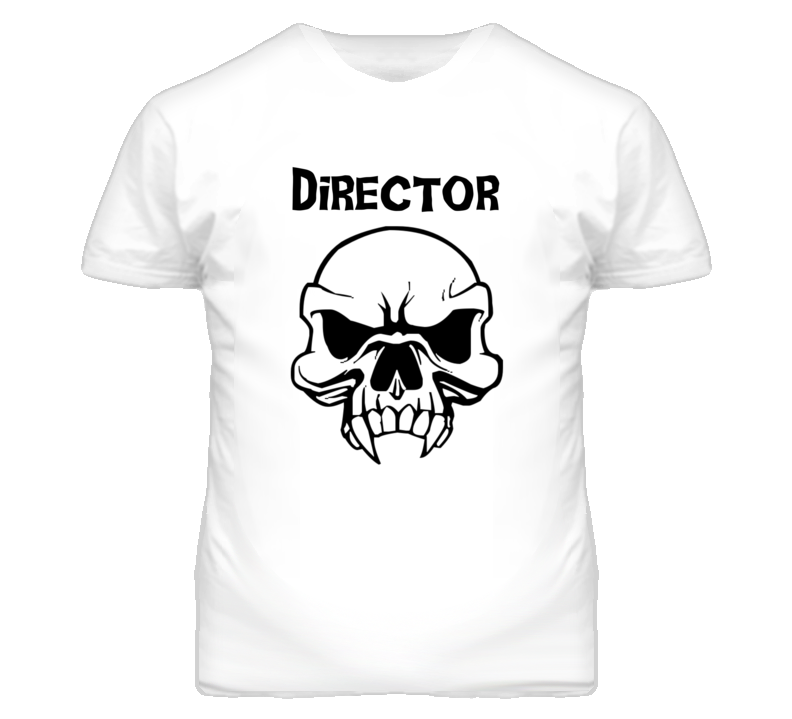 Director Skull Design Mens T Shirt