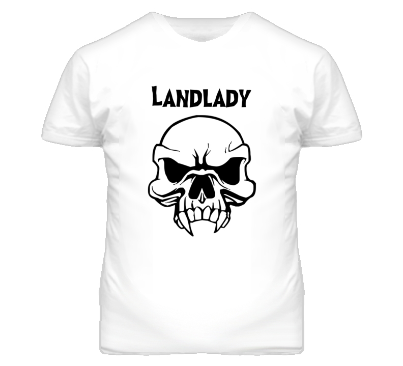 Landlady Skull Design Mens T Shirt Landlady Skull Design Mens T Shirt
