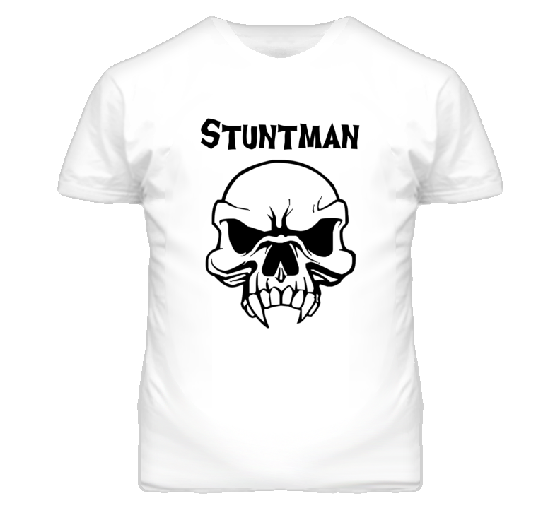 Stuntman Skull Design Mens T Shirt Stuntman Skull Design Mens T Shirt