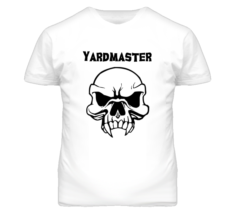 Yardmaster Skull Design Mens T Shirt Yardmaster Skull Design Mens T Shirt