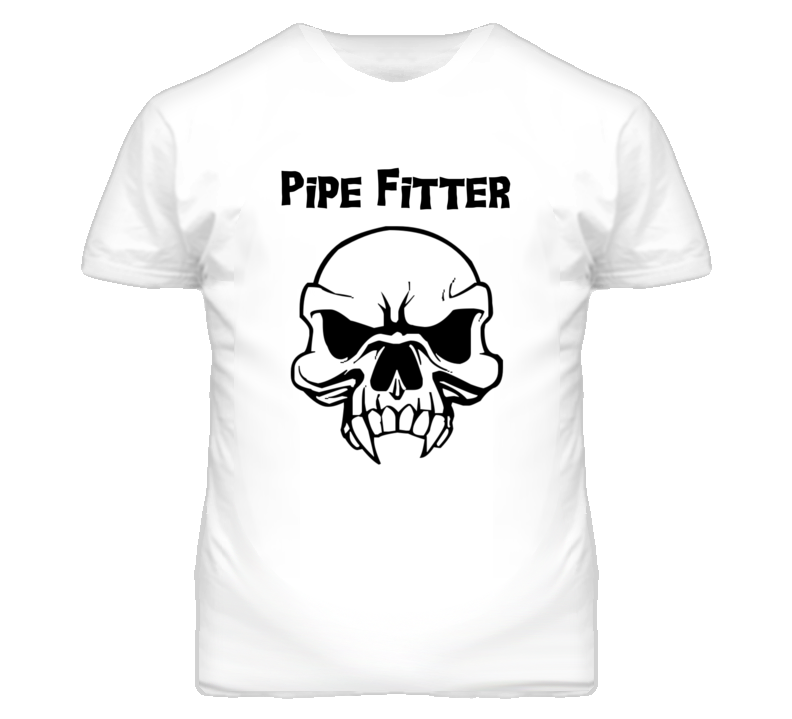 Pipe Fitter Skull Design Mens T Shirt Pipe Fitter Skull Design Mens T Shirt