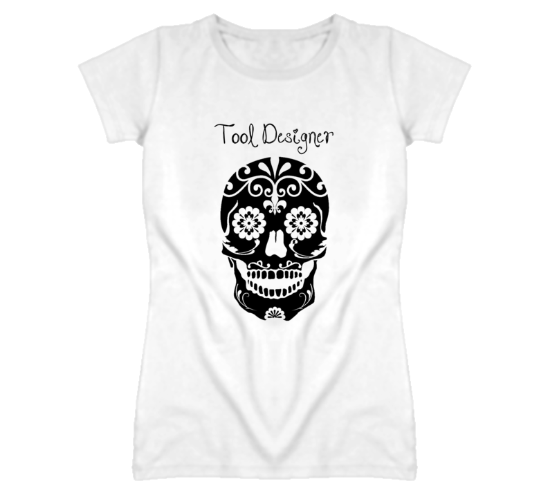 Tool Designer Skull Design Cool Ladies T Shirt