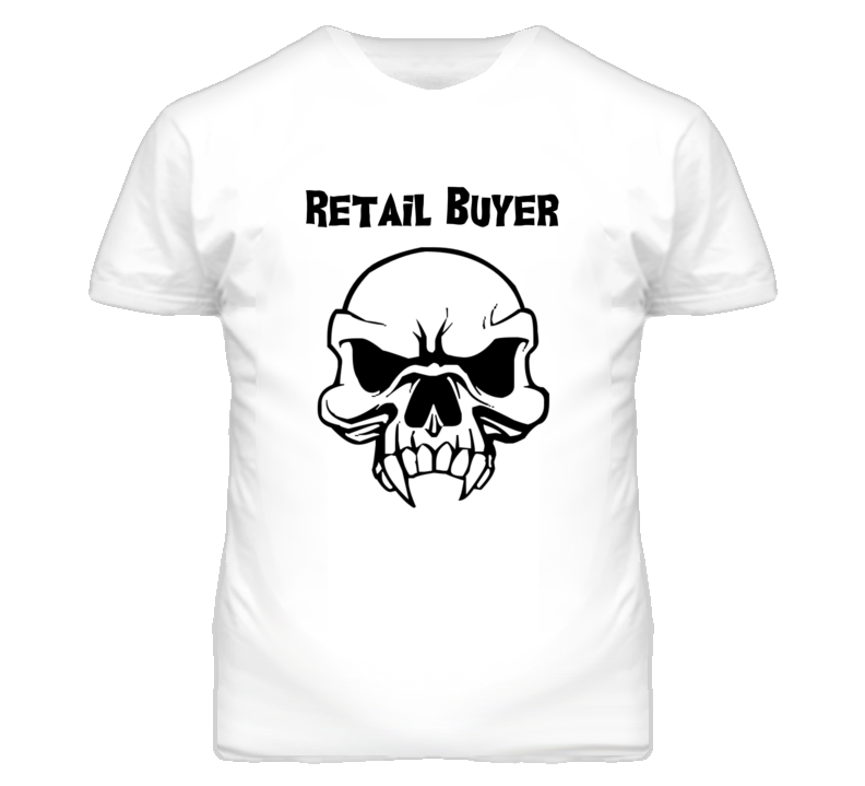Retail Buyer Skull Design Mens T Shirt Retail Buyer Skull Design Mens T Shirt