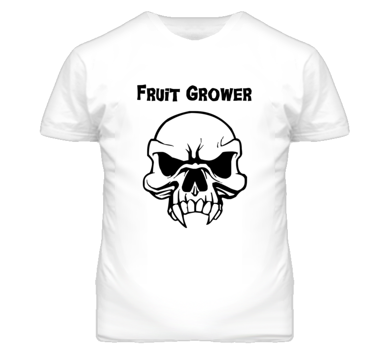 Fruit Grower Skull Design Mens T Shirt Fruit Grower Skull Design Mens T Shirt