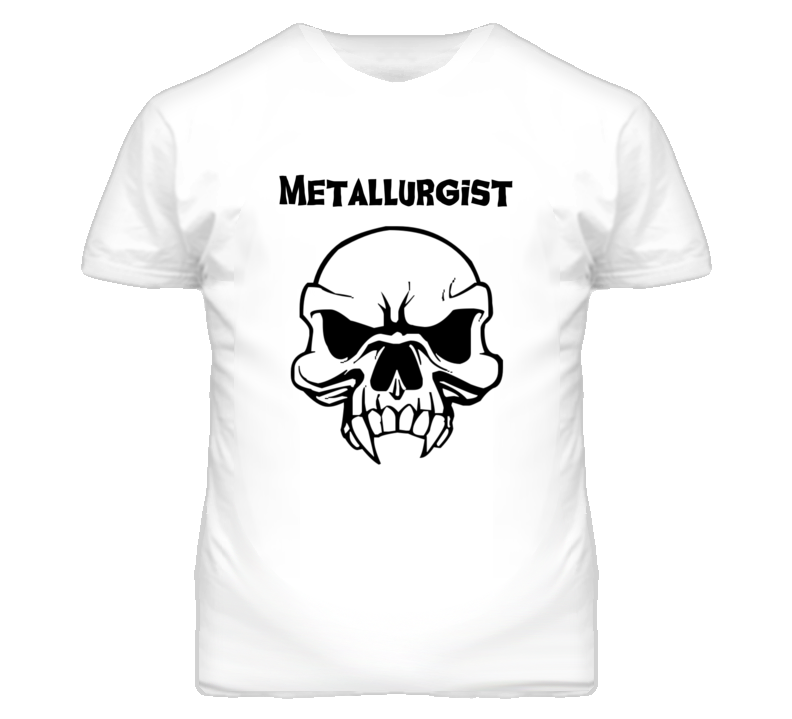 Metallurgist Skull Design Mens T Shirt Metallurgist Skull Design Mens T Shirt