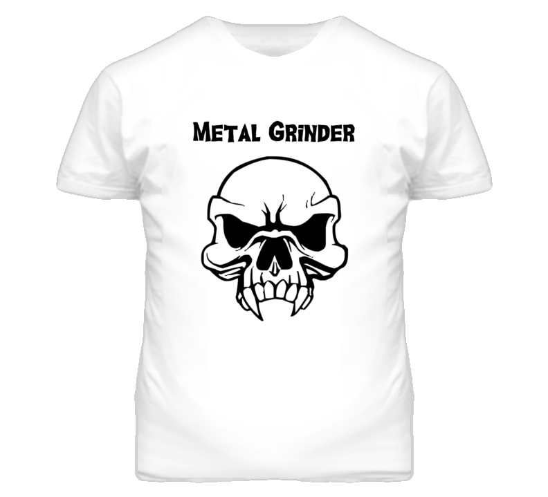 Metal Grinder Skull Design Mens T Shirt Metal Grinder Skull Design Mens T Shirt